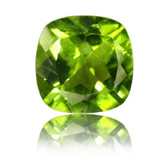 9mm Cushion Peridot