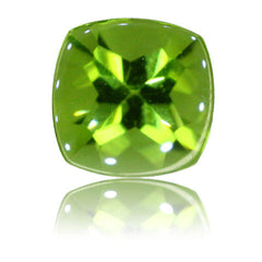 8mm Cushion Buff-top Peridot 2.40ct