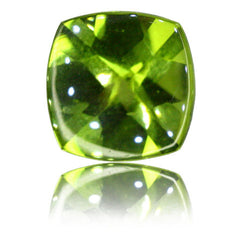 8mm Cushion Buff-top Peridot 1.97ct