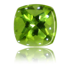 8mm Cushion Buff-top Peridot 2.39ct