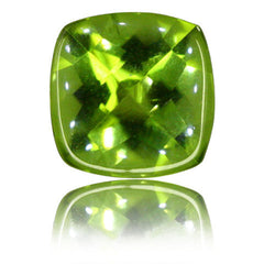 8mm Cushion Buff-top Peridot 2.15ct